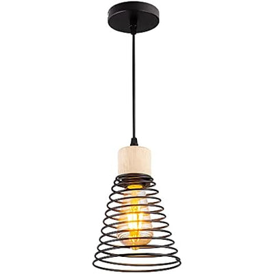 Suspension Luminaire en bois à 1 Tête