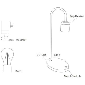 Lampe à Lévitation Magnétique avec Chargeur Sans Fil Intégré - Design Innovant