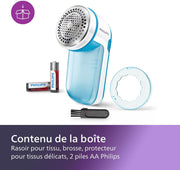 Philips Rasoir Anti-bouloche et Anti-Peluche - Bleu