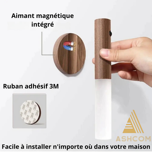 Lampe Murale LED Portable - Détection de Mouvement