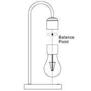 Lampe à Lévitation Magnétique avec Chargeur Sans Fil Intégré - Design Innovant